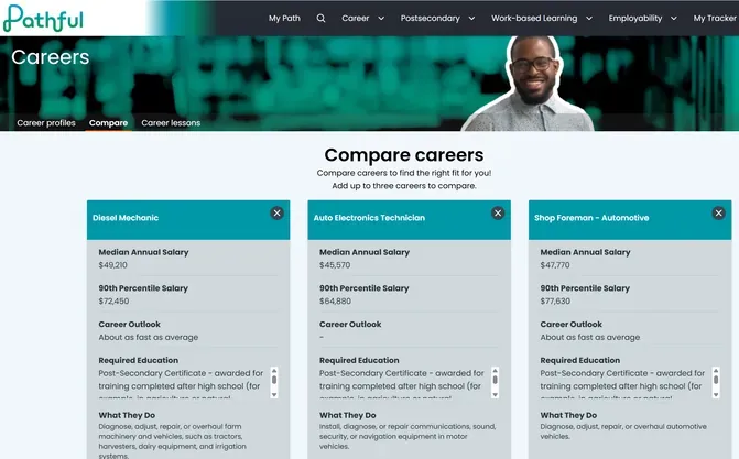 Pathful Compare careers page