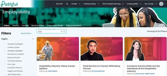 Pathful Employability page