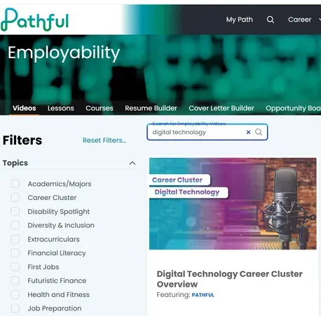 Pathful Employability page