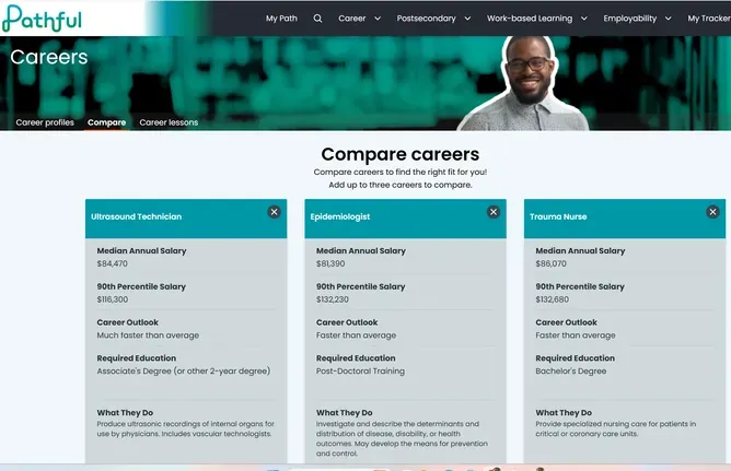Pathful Compare careers page